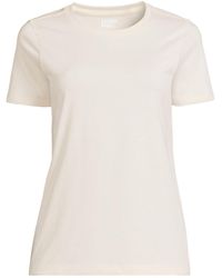 Lands' End - Relaxed Supima Cotton T-shirt - Lyst