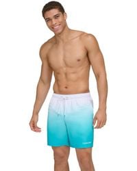 Calvin Klein - Sky Gradient 7" Volley Swim Trunks - Lyst
