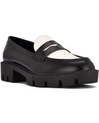 Nine West - Maibel Lug Sole Penny Loafers - Lyst