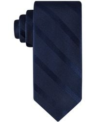 Tommy Hilfiger - Solid Textured Stripe Tie - Lyst