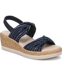 LifeStride - Riley Washable Slingback Wedge Sandals - Lyst