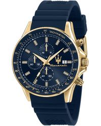 Maserati - Chronograph Silicone Watch - Lyst