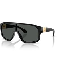 Versace - Shield Round Sunglasses Ve4526u - Lyst