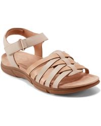 Easy Spirit - Marlene Woven Flat Sandals - Lyst
