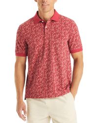 Nautica - Classic-fit Printed Polo Shirt - Lyst