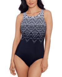 Swim Solutions - High-neck One-piece Swimsuit - Lyst