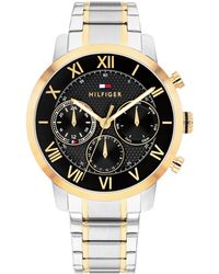 Tommy Hilfiger - Multifunction Stainless Steel Bracelet Watch - Lyst