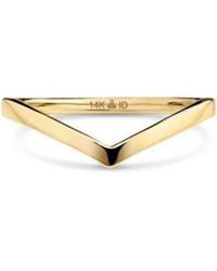 DEVATA - Wishbone Ring In 14k . - Lyst