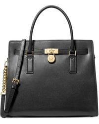 Michael Kors - Michael Hamilton Moderne Large Leather Satchel - Lyst