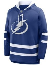 Fanatics - Blue Tampa Bay Lightning Prime Time Fleece Hoodie - Lyst