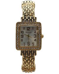 Olivia Pratt - Elegant Detailed Band Square Face Bangle Watch - Lyst