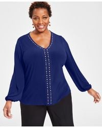 INC International Concepts - Studded Top - Lyst
