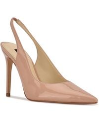 Nine West - Feather Slingback Stiletto Pumps - Lyst