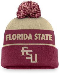 Nike - Gold/garnet Florida State Seminoles Primetime Peak Cuffed Knit Hat - Lyst