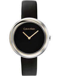 Calvin Klein - Analog Quartz Watch With Stainless Steel Strap 25200015 - Lyst