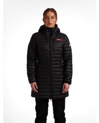 Jacket - Satell1te Longline Hooded Jacket - Lyst