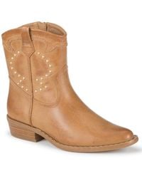 BareTraps - Nova Western Booties - Lyst