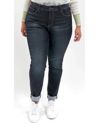 Slink Jeans - Plus Size High Rise Ankle Skinny Jeans - Lyst
