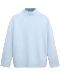 Mango - Selection Wool-blend Turtleneck Sweater - Lyst