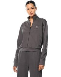 Sergio Tacchini - Lineo Mock-neck Premium-french-terry Track Jacket - Lyst