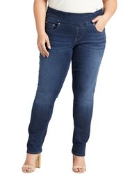 Jag - Plus Size Nora Mid Rise Skinny Pull-on Jeans - Lyst