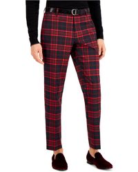 plaid slacks mens