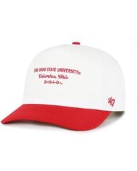 '47 - Ohio State Buckeyes Contemporary Basics Two-tone Hitch Adjustable Hat - Lyst