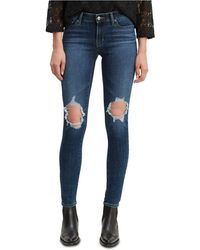 levi's 711 skinny jeans white