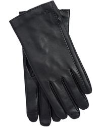 Ralph Lauren - Side Vent Leather Touch Gloves - Lyst