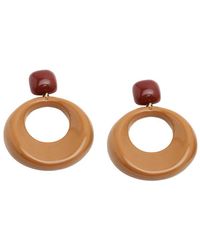 SOH - Circular Drop Earrings - Lyst