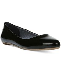 dr scholls flats black