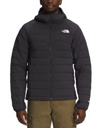The North Face - Belleview Slim Fit Stretch Down Hooded Jacket - Lyst