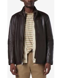Marc New York - Wollman Smooth Leather Racer Jacket - Lyst