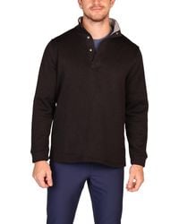 Tailorbyrd - Sweater Knit Snap Placket Pullover - Lyst