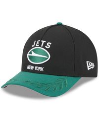 KTZ - Black/green New York Jets 2025 Nfl Draft 9forty A-frame M-crown Adjustable Hat - Lyst