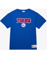 Mitchell & Ness - Philadelphia 76ers Legendary Slub Vintage Graphic Relaxed-fit T-shirt - Lyst
