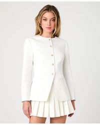 French Connection - Sabine Twill Slim-fit Jacket - Lyst
