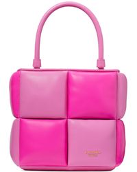 Kate Spade - Boxxy Colorblocked Smooth Leather Tote - Lyst