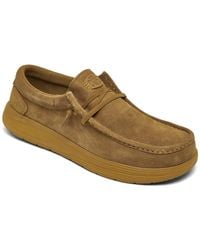 HEYDUDE - Wally Comf Suede Casual Sneakers From Finish Line - Lyst