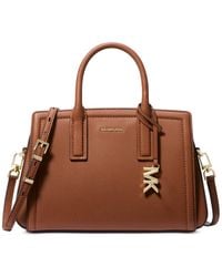 Michael Kors - Michael Small Leather Satchel - Lyst