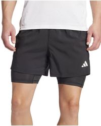 adidas - Own The Run 2-in-1 Shorts - Lyst
