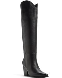 ALDO - Kaely Knee-high Tall Western Boots - Lyst