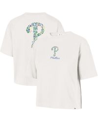 '47 - Philadelphia Phillies Full Bloom Cropped T-shirt - Lyst