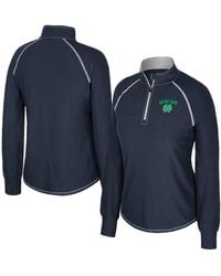 Colosseum Athletics - Notre Dame Fighting Irish Bikram Raglan Quarter-zip Sweatshirt - Lyst