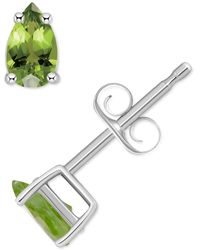 Macy's - Peridot Pear Stud Earrings (1/2 Ct. T.w. - Lyst