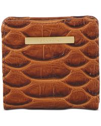Brahmin - Jane N Saratoga Signature Mini Leather Wallet - Lyst