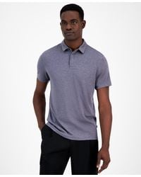 Alfani - Alfatech Stretch Solid Polo Shirt - Lyst