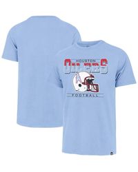 '47 - Distressed Houston Oilers Time Lock Franklin Big And Tall T-shirt - Lyst