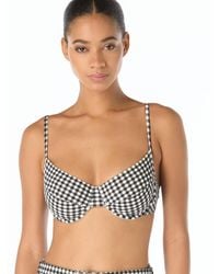 MICHAEL Michael Kors - Michael Kors V-neck Underwire Bikini Top - Lyst