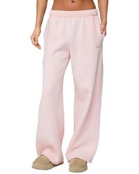Edikted - Basic Girl Wide Leg Sweatpants - Lyst